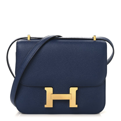 Hermes Epsom Constance 18 Bleu Saphir 1 of 13