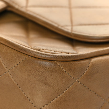 Chanel Lambskin Quilted Flap Camera Case Brown 9 of 14