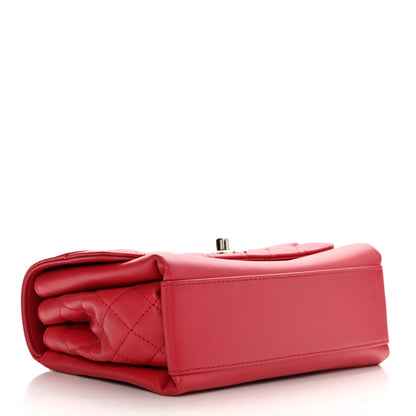 Chanel Calfskin Mini Tramezzo Flap Red 4 of 12