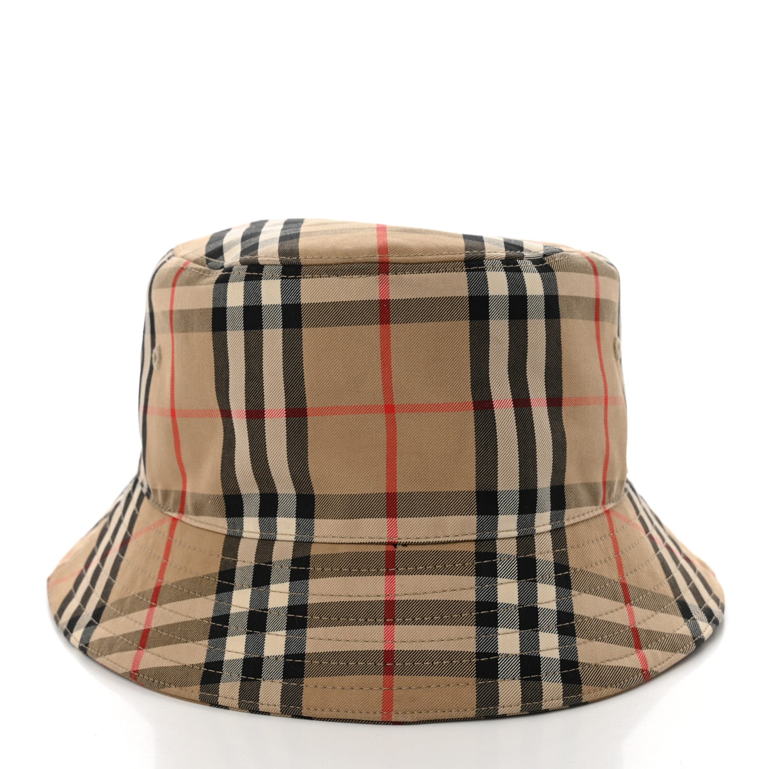 Burberry Technical Cotton Vintage Check Bucket Hat L Archive Beige 5 of 9