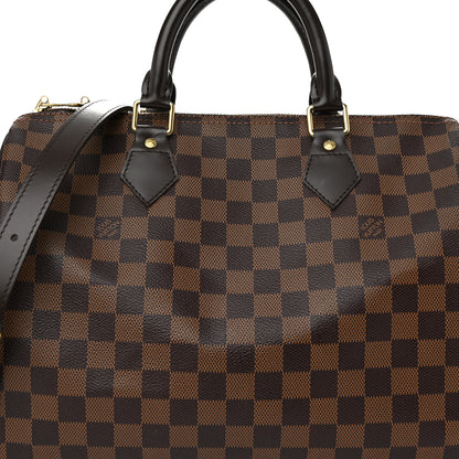 Louis Vuitton Damier Ebene Speedy Bandouliere 30 8 of 10