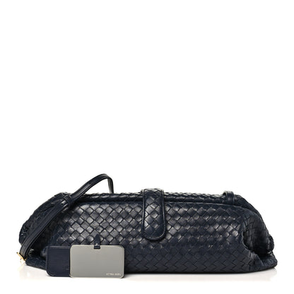 Bottega Veneta Nappa Intrecciato Maxi The Lauren 1980 Clutch Midnight 3 of 11