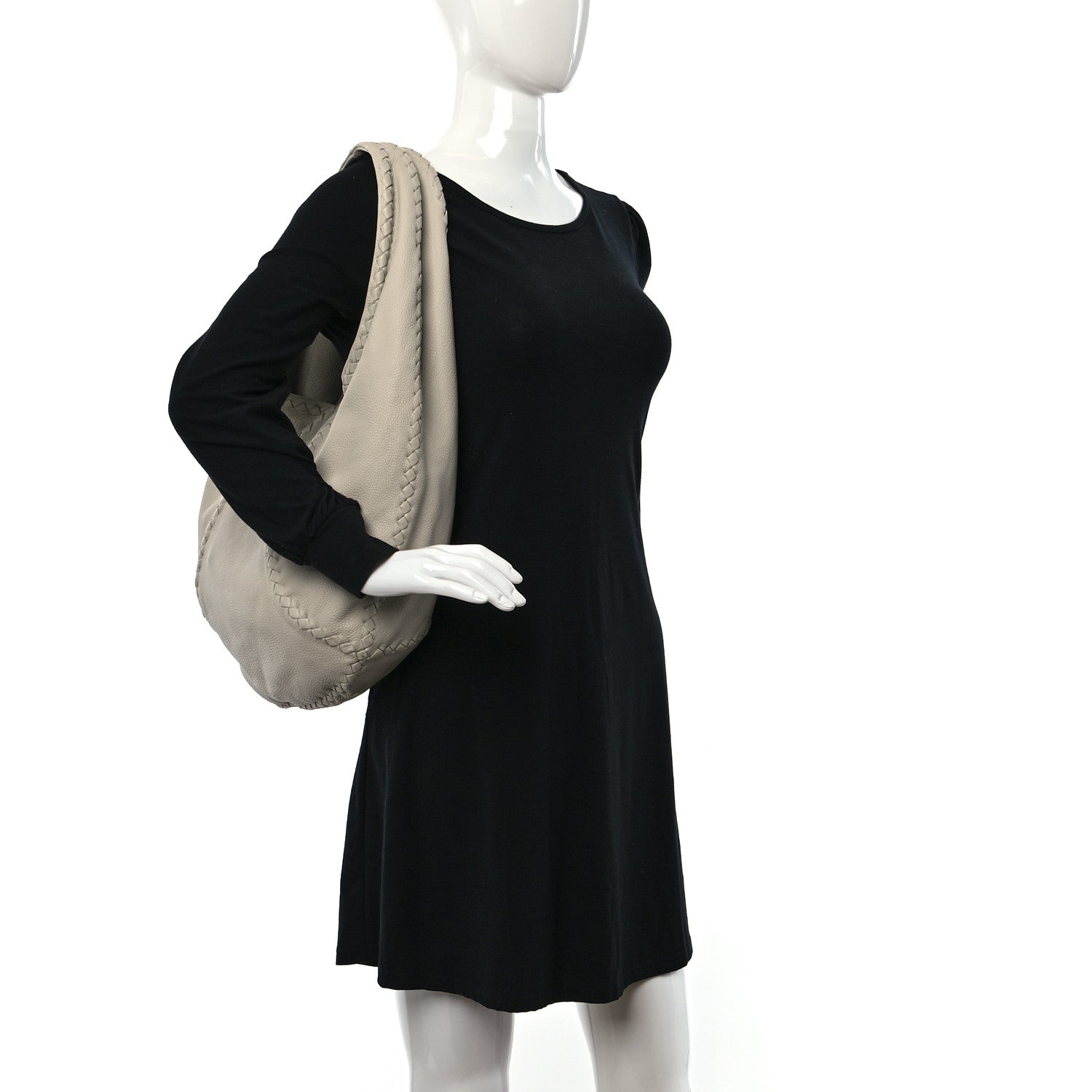 Bottega Veneta Cervo Deerskin Large Hobo White 3 of 11