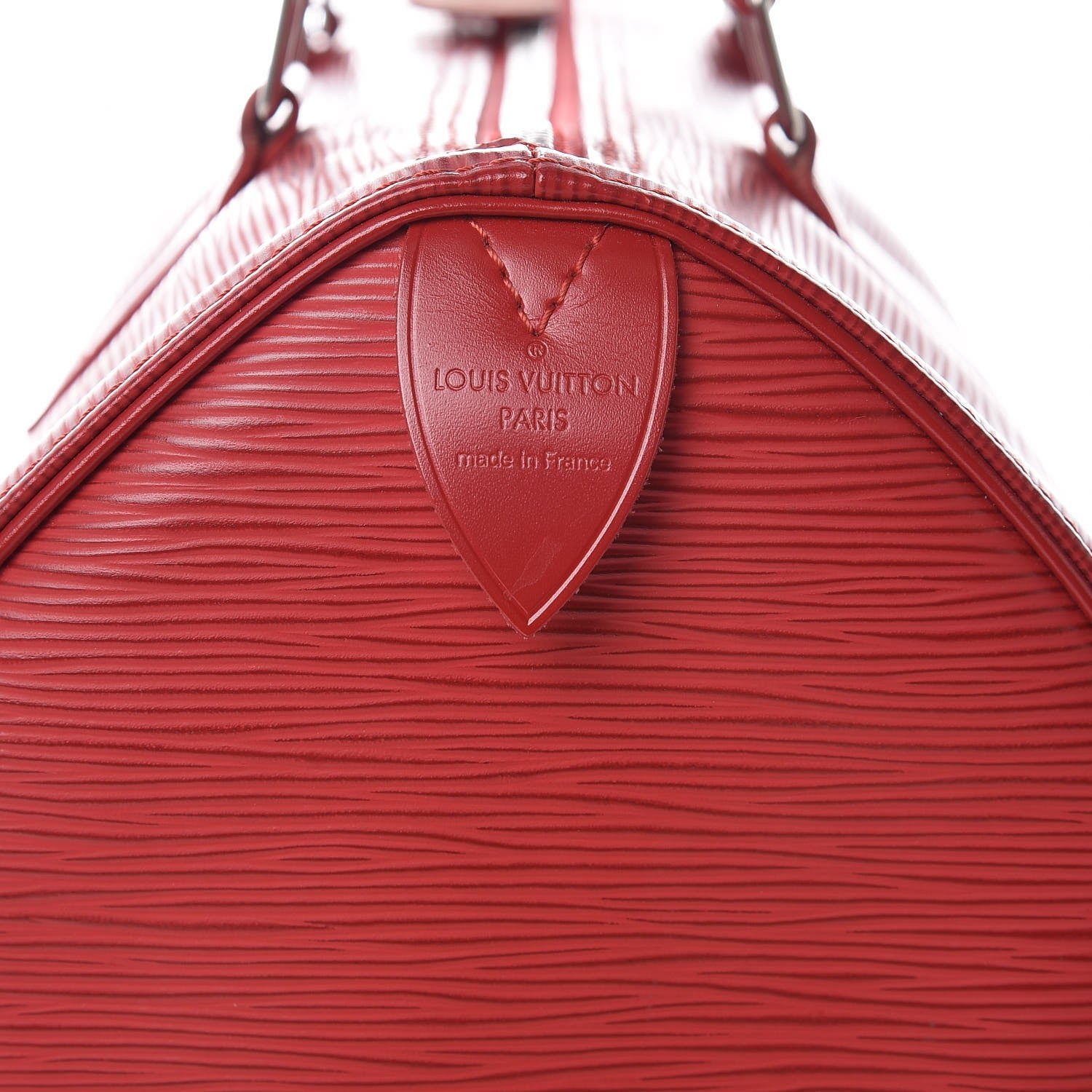 Louis Vuitton Epi Speedy 25 Castillan Red 6 of 6