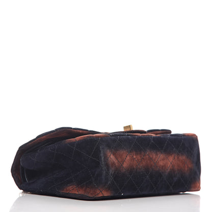 Chanel Ombre Velvet Quilted 2.55 Reissue 225 Flap Navy 4 of 10