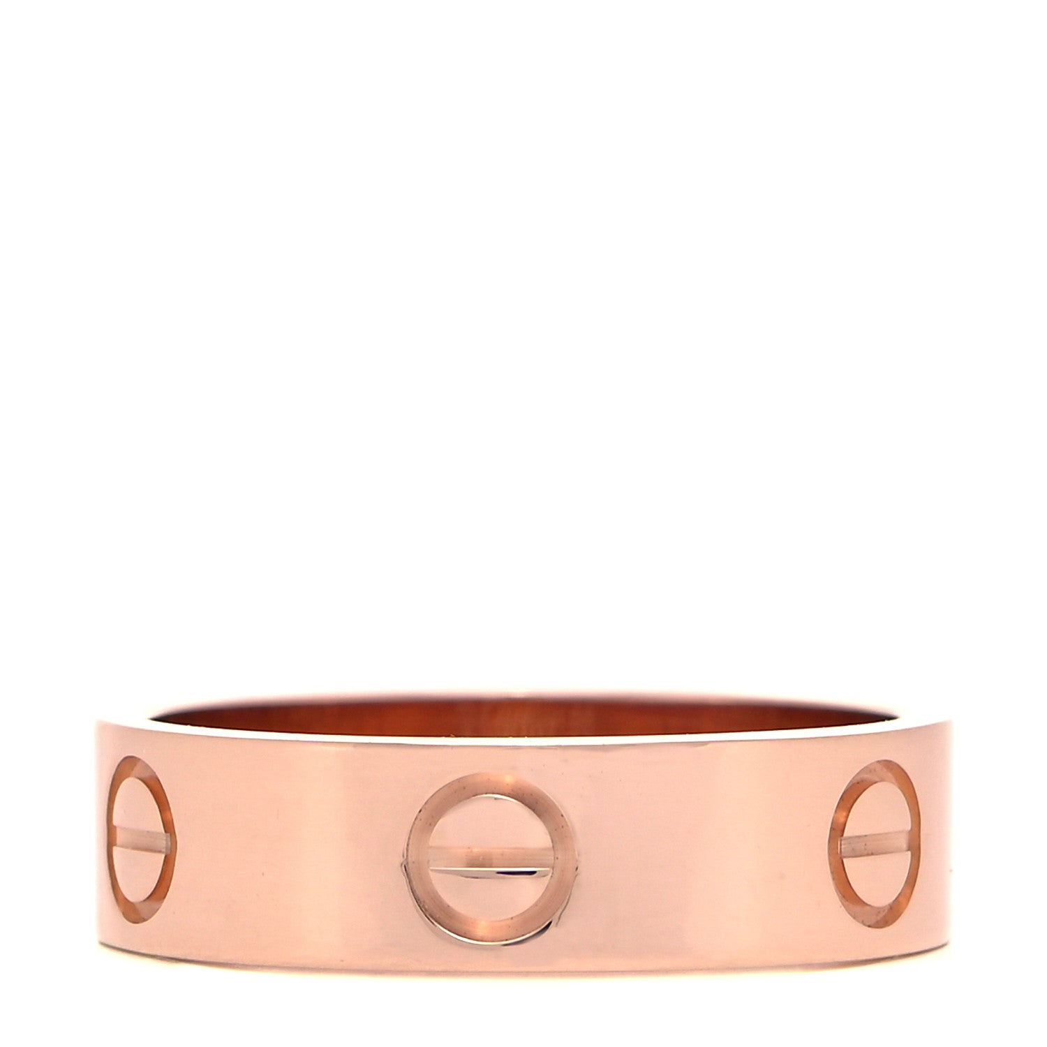 Cartier 18K Pink Gold 5.5mm LOVE Ring 56 7.5 1 of 4