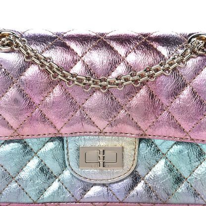 Chanel Metallic Goatskin Quilted Mini 2.55 Reissue Flap Multicolor 10 of 11