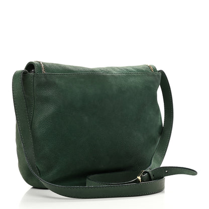 Fendi Metallic Calfskin Crossbody Green 2 of 14