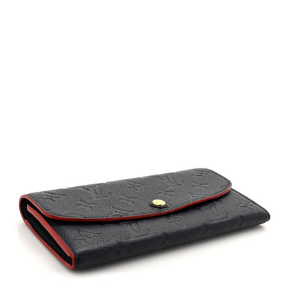 Louis Vuitton Empreinte Emilie Wallet Marine Rouge 4 of 6