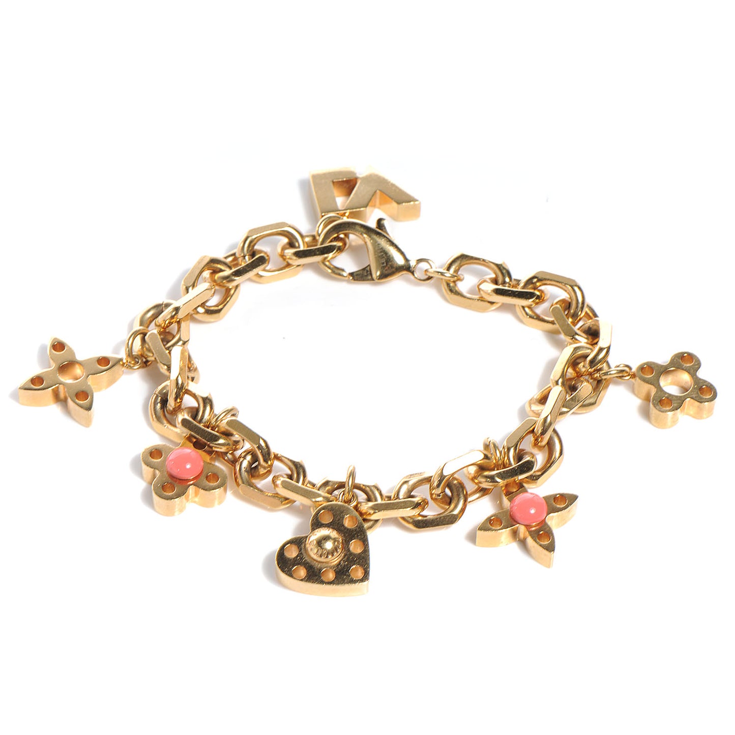 Hide and Seek Charm Bracelet Gold