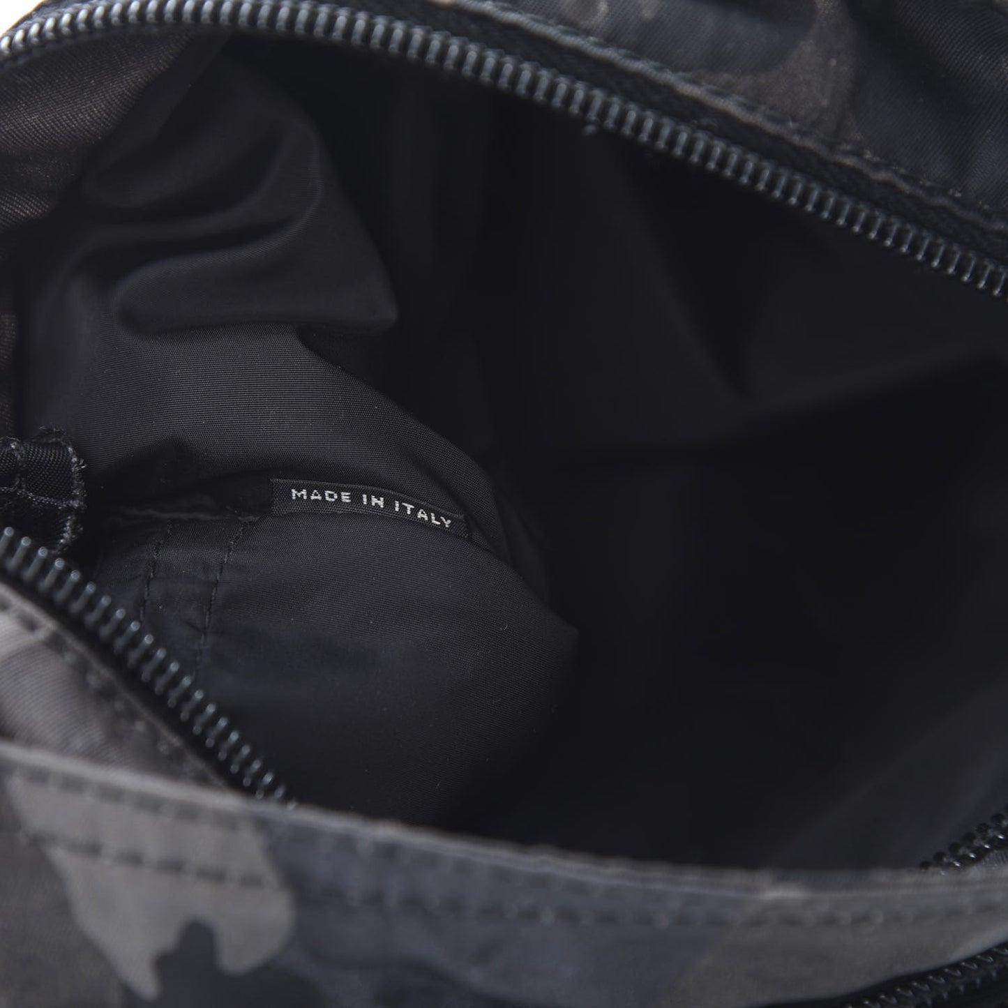 Tessuto Nylon Camouflage Flat Messenger Fumo