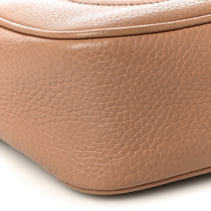 Gucci Pebbled Calfskin Small Soho Disco Bag Camelia 10 of 12