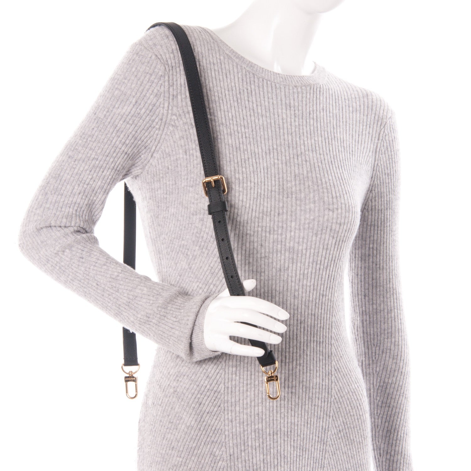 Louis Vuitton Empreinte Metis Adjustable Shoulder Strap Black 2 of 4