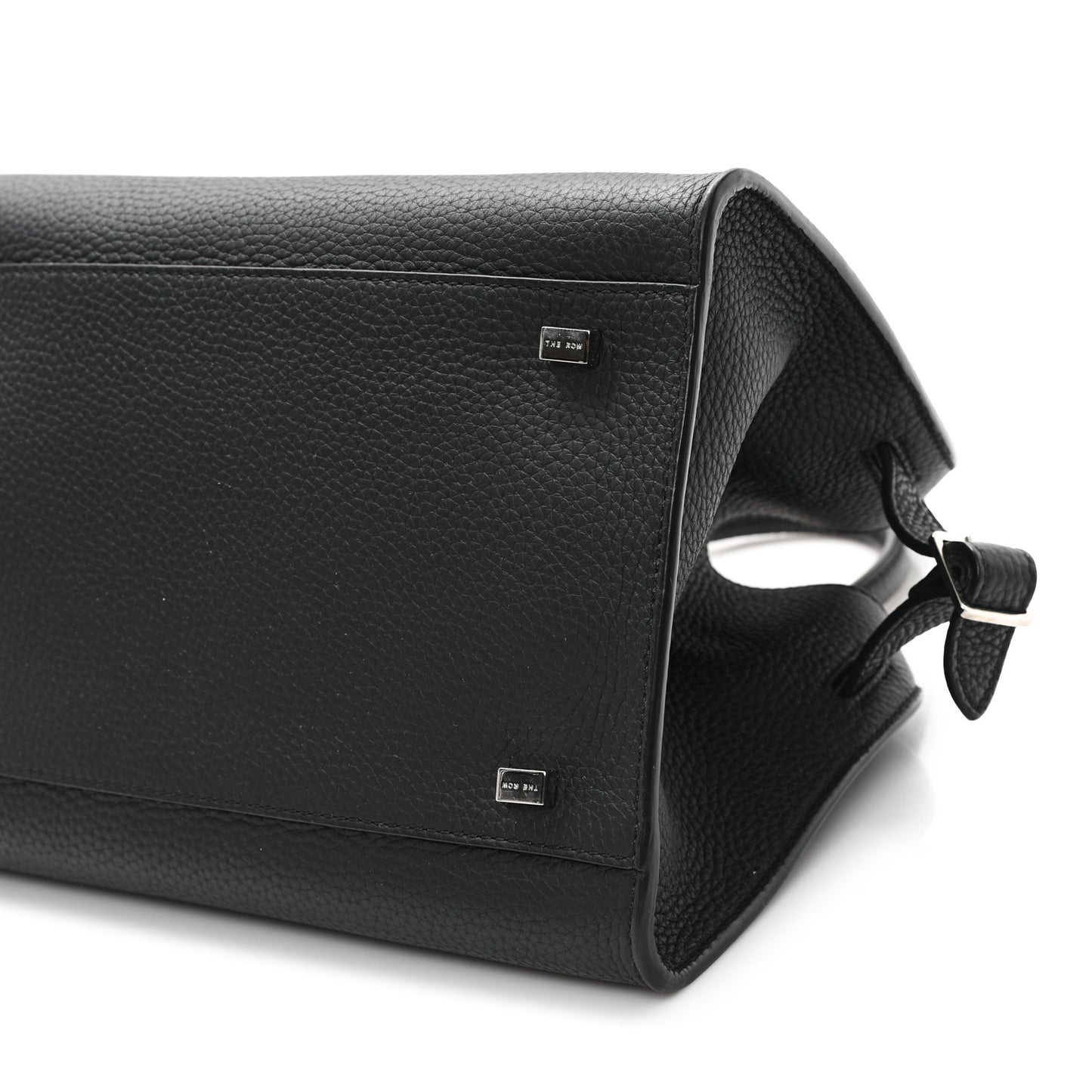 Grained Calfskin Soft Margaux 10 Bag Black