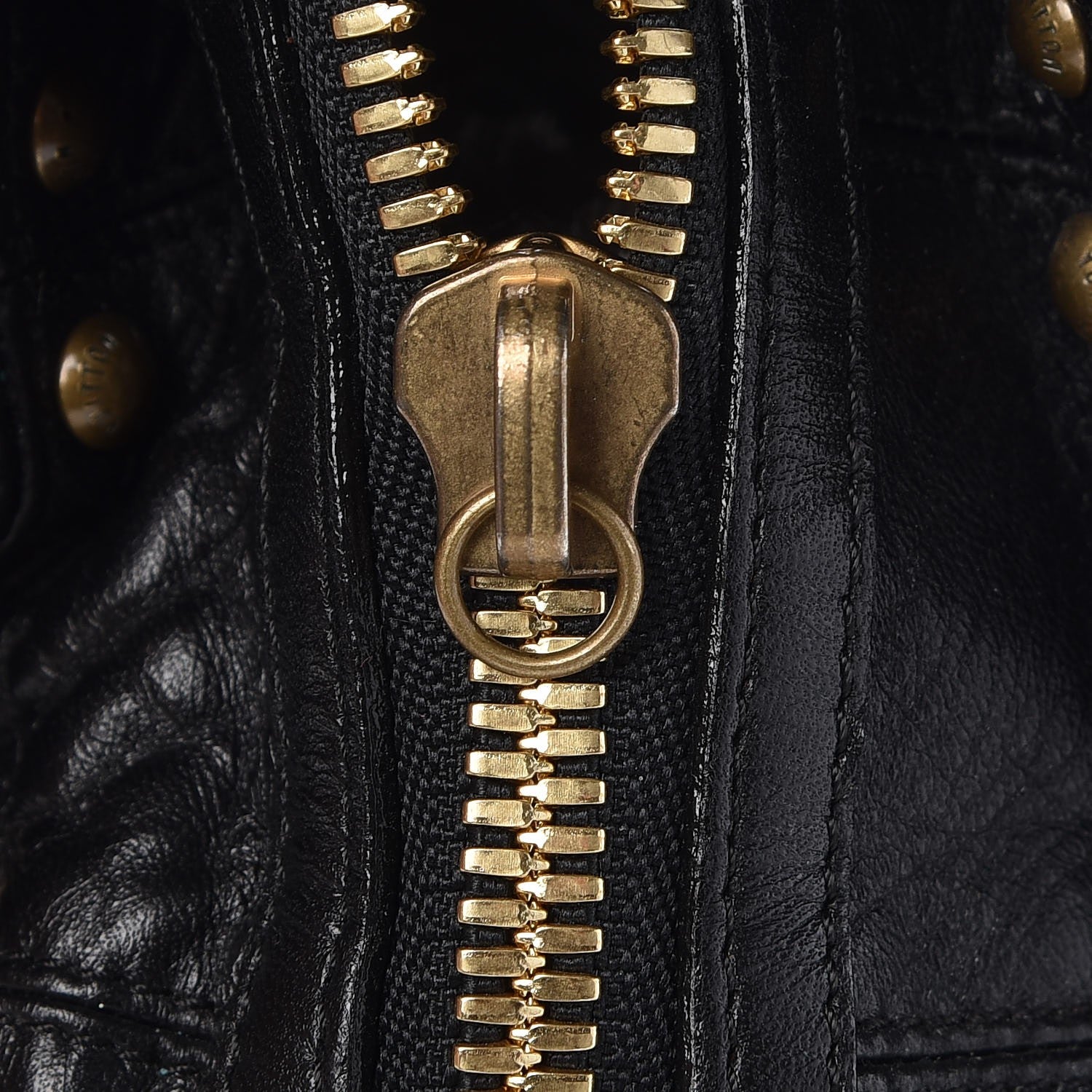 Louis Vuitton Lambskin Riveting Black 9 of 13