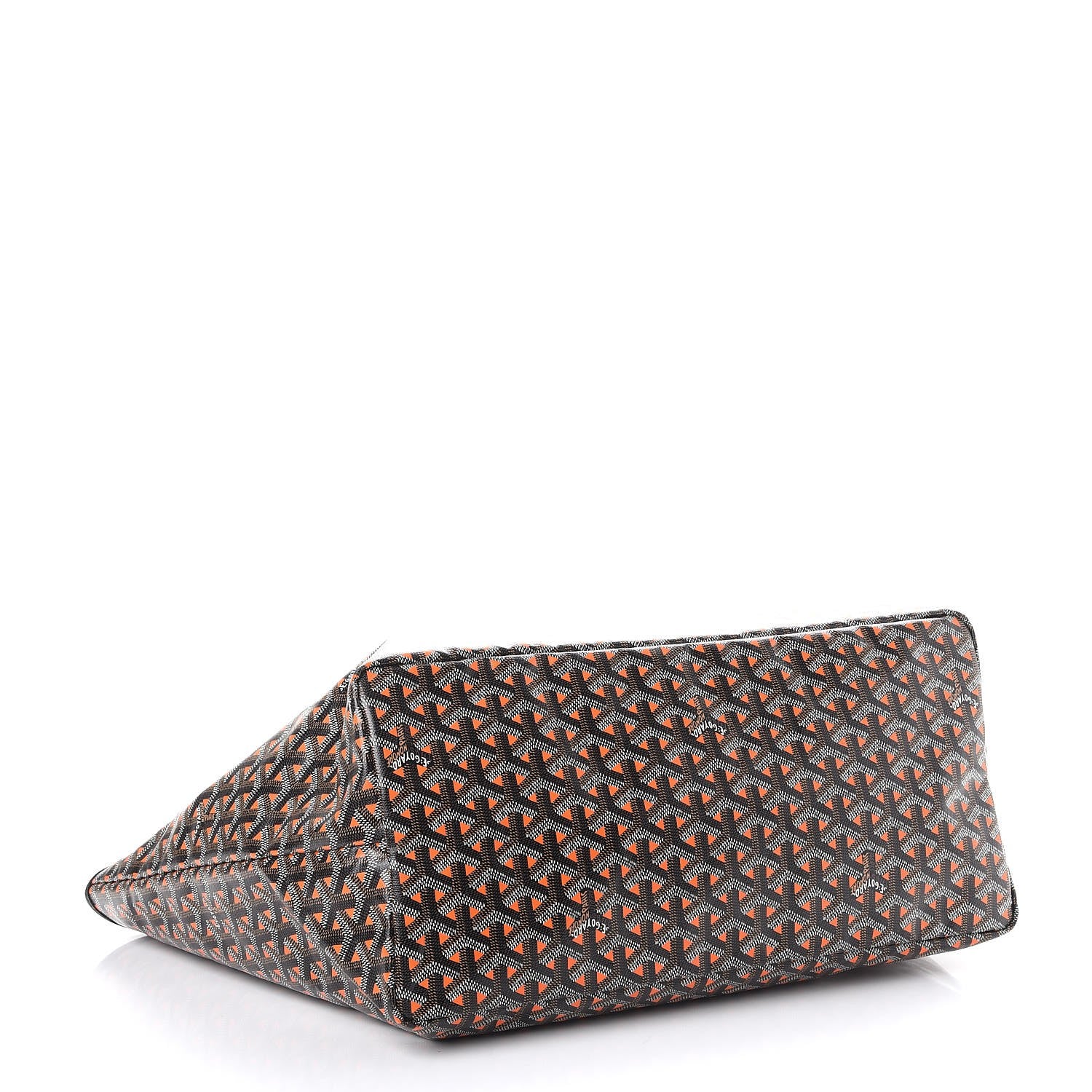 Goyard Goyardine Saint Louis Claire Voie GM Black Orange 255594