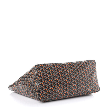 Goyard Goyardine Saint Louis Claire Voie GM Black Orange 5 of 10