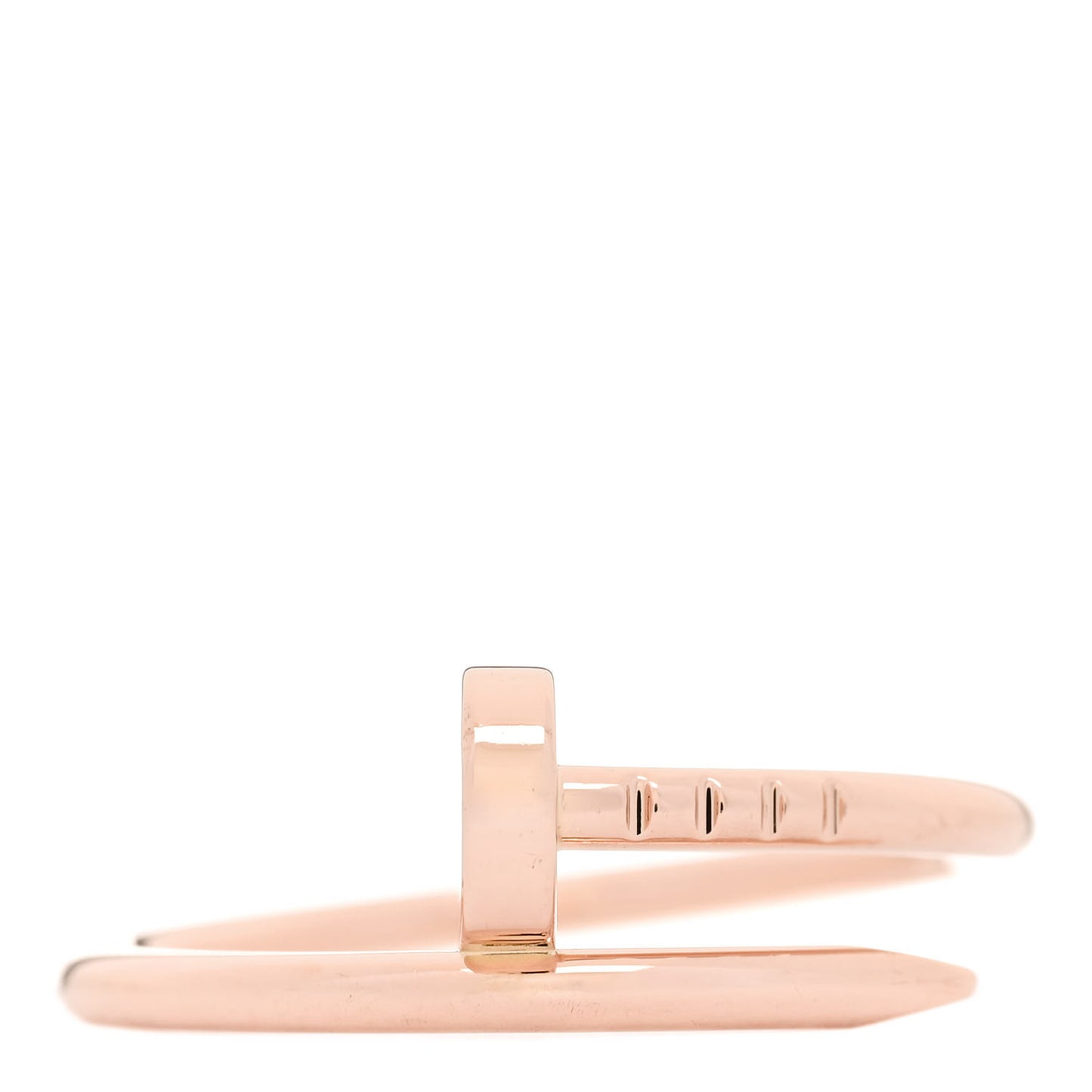18K Pink Gold Small Juste Un Clou Ring 54 6.75