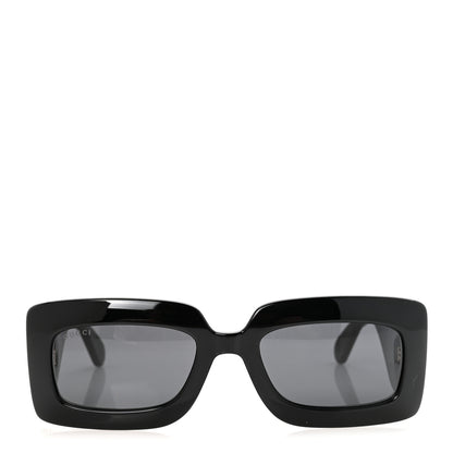 Gucci Acetate Rectangular Sunglasses GG0811S Black 3 of 16