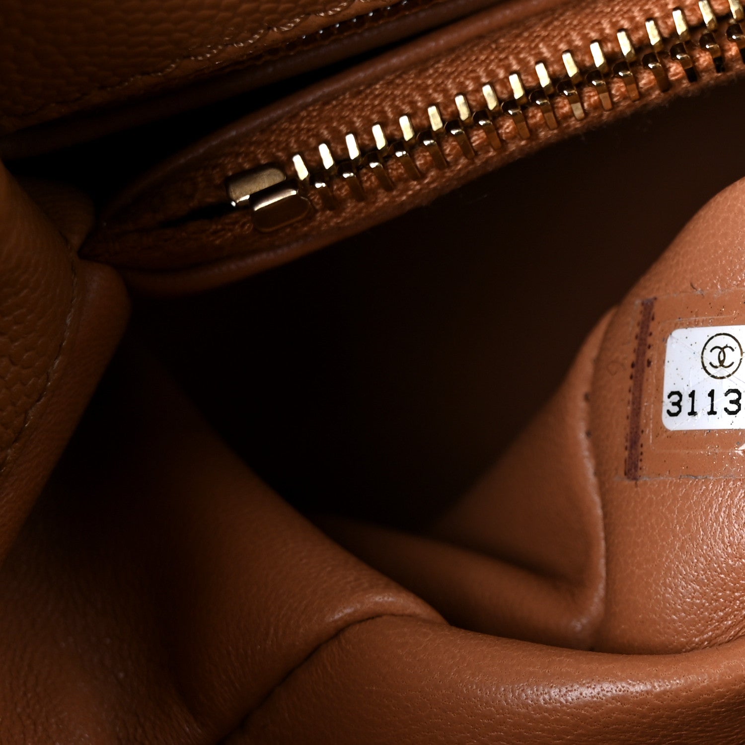 Chanel Caviar Quilted Small Coco Handle Flap Brown 7 of 10