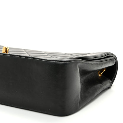 Chanel Lambskin Quilted Medium Single Flap Black 10 of 11