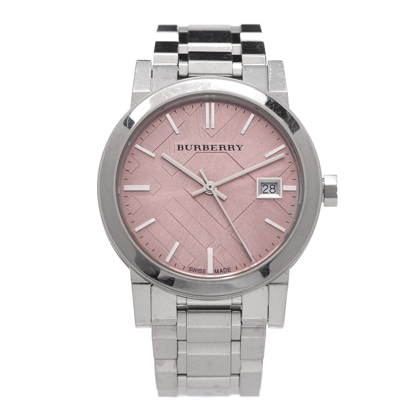 Stainless Steel 34mm The City Quartz Watch Pink BU9124