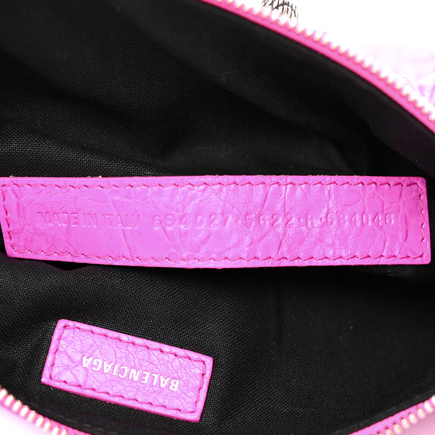 Balenciaga Agneau Arena Mini Le Cagole Multi Pouch Lipstick Pink 7 of 13