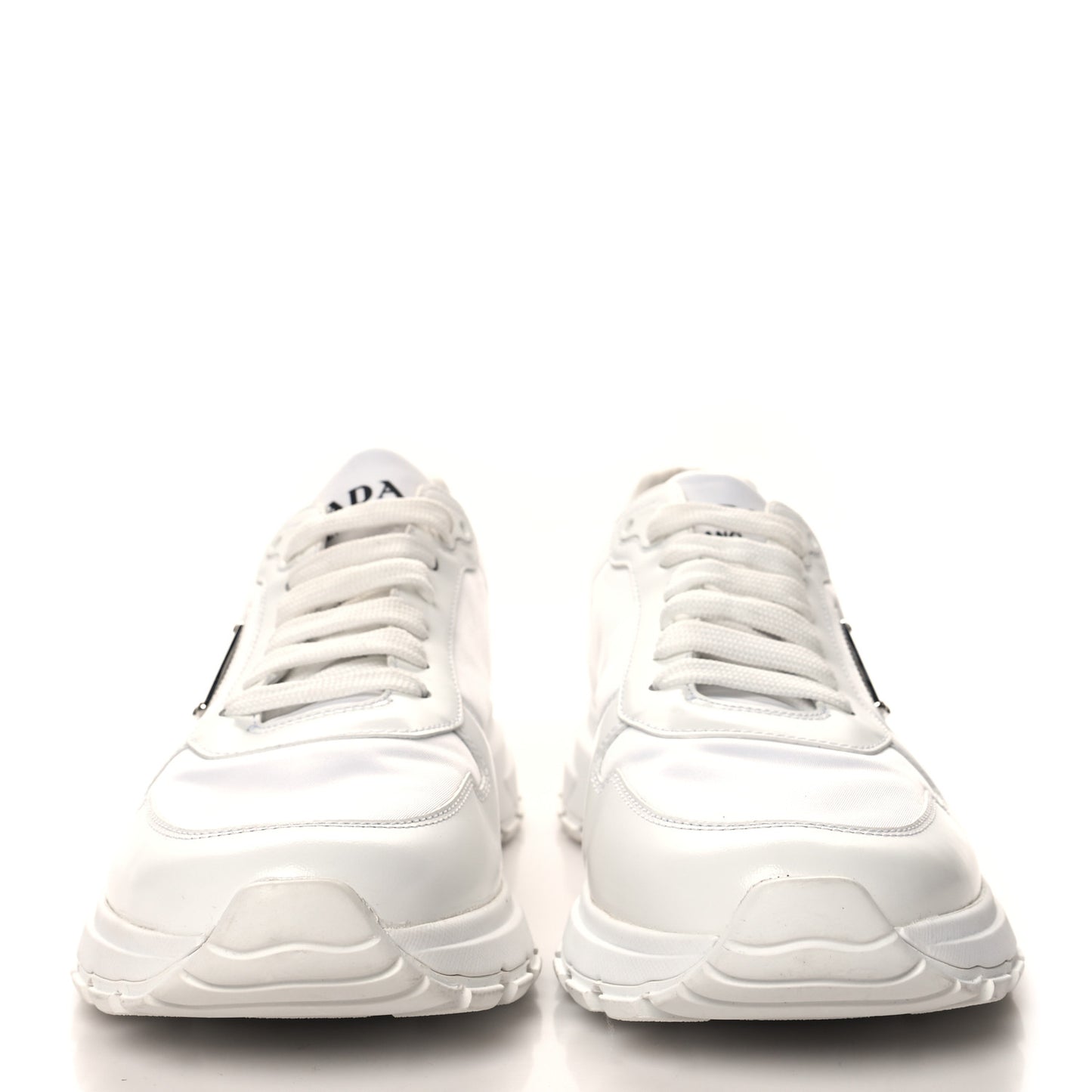 Re-Nylon Spazzolato Triangle Mens Prax 01 45mm Sneakers 8 White