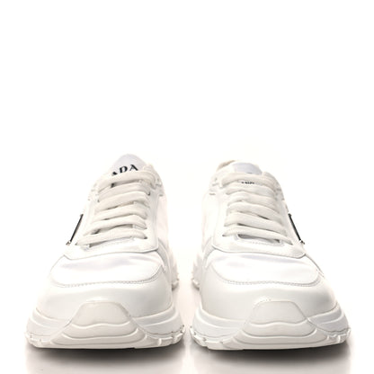 Prada Re-Nylon Spazzolato Triangle Mens Prax 01 45mm Sneakers 8 White 3 of 9