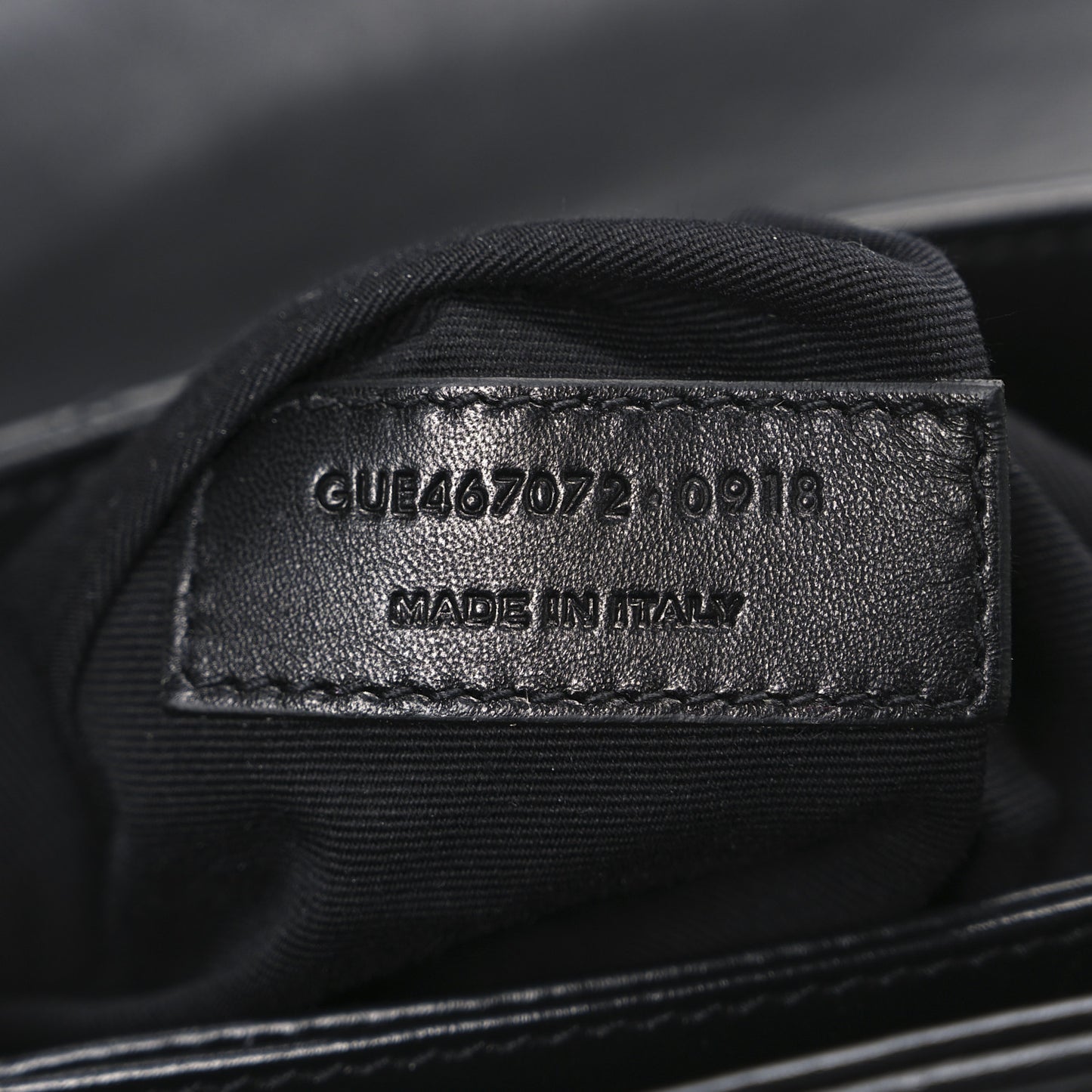 Calfskin Y Quilted Monogram Monochrome Toy Loulou Crossbody Bag Black