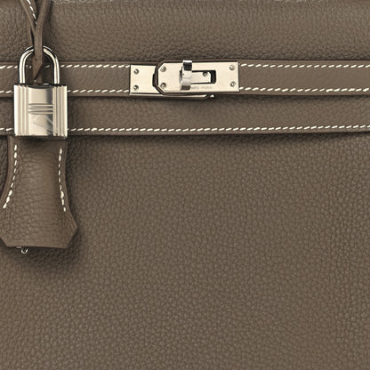 Hermes Togo Kelly Retourne 25 Etoupe 8 of 15