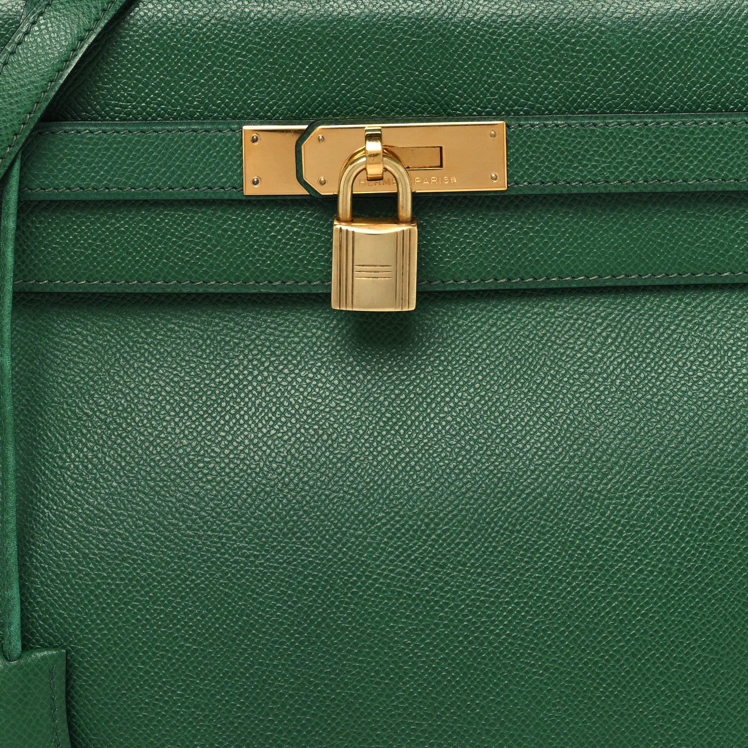 Hermes Courchevel Kelly Retourne 32 Vert Bengale 8 of 13