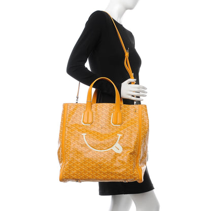 Goyard Goyardine Voltaire Smile Tote Yellow 2 of 6