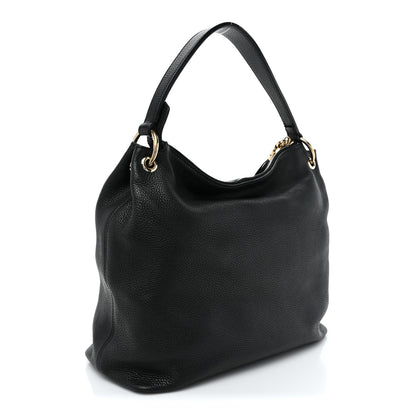 Gucci Pebbled Calfskin Large Soho Hobo Black 3 of 16