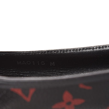 Louis Vuitton Monogram Infrarouge New Revival Ballerina Flats 38.5 Black 8 of 9