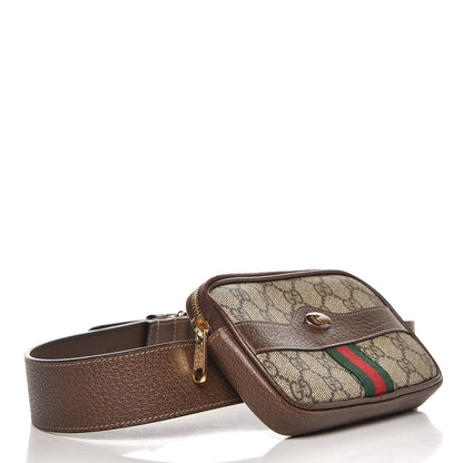 Gucci GG Supreme Monogram Ophidia Belted iPhone Case 85 34 Dark Brown 4 of 8