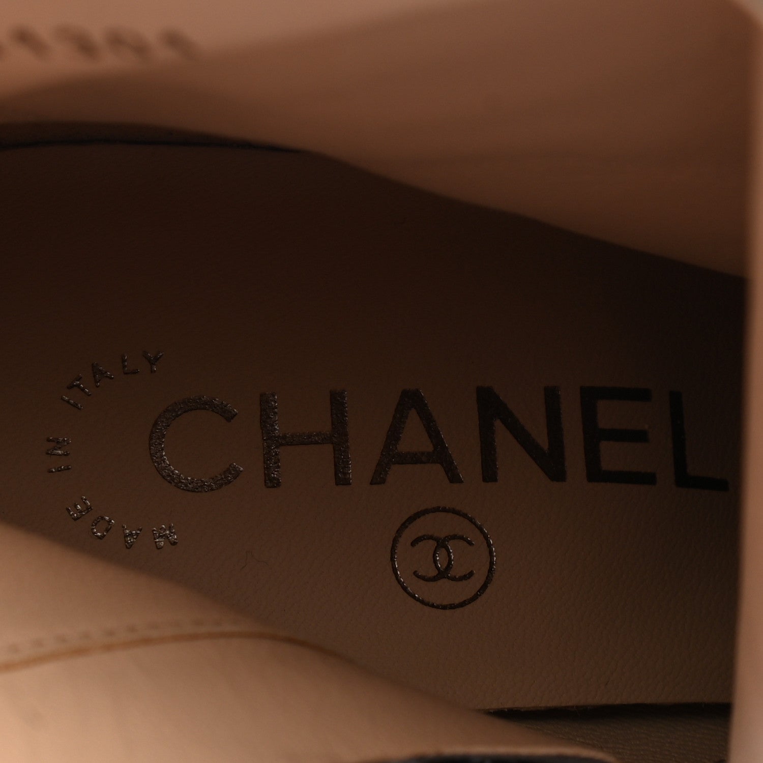 Chanel Lambskin CC Short Booties 39.5 Dark Grey 7 of 10
