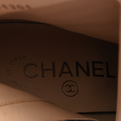Chanel Lambskin CC Short Booties 39.5 Dark Grey 7 of 10