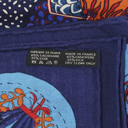 Hermes Cashmere Silk Pique Fleuri de Provence Shawl 140 4 of 4