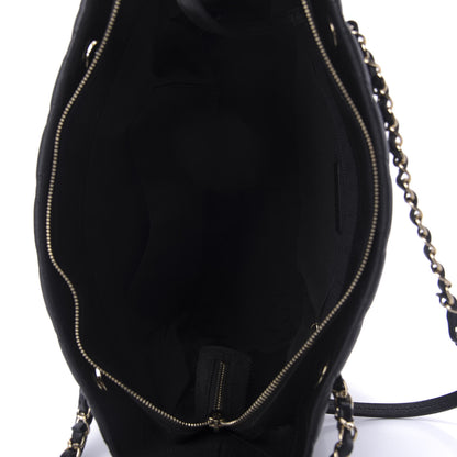 Chanel Caviar Quilted Rolled Up Tote Black 5 of 10