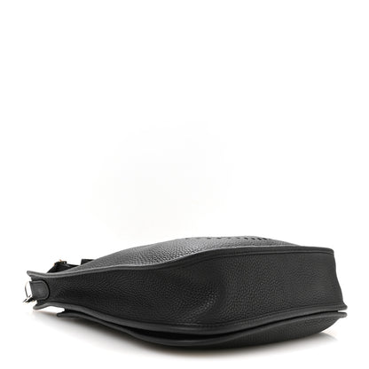 Hermes Taurillon Clemence Evelyne III PM Black 4 of 10