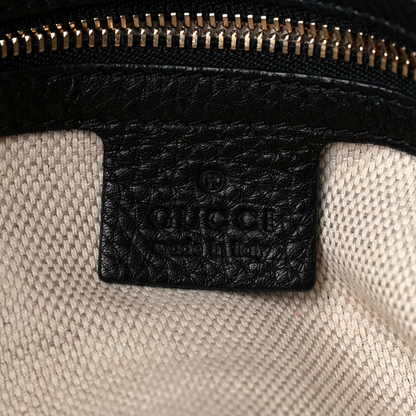 Pebbled Calfskin Medium Soho Chain Shoulder Bag Black