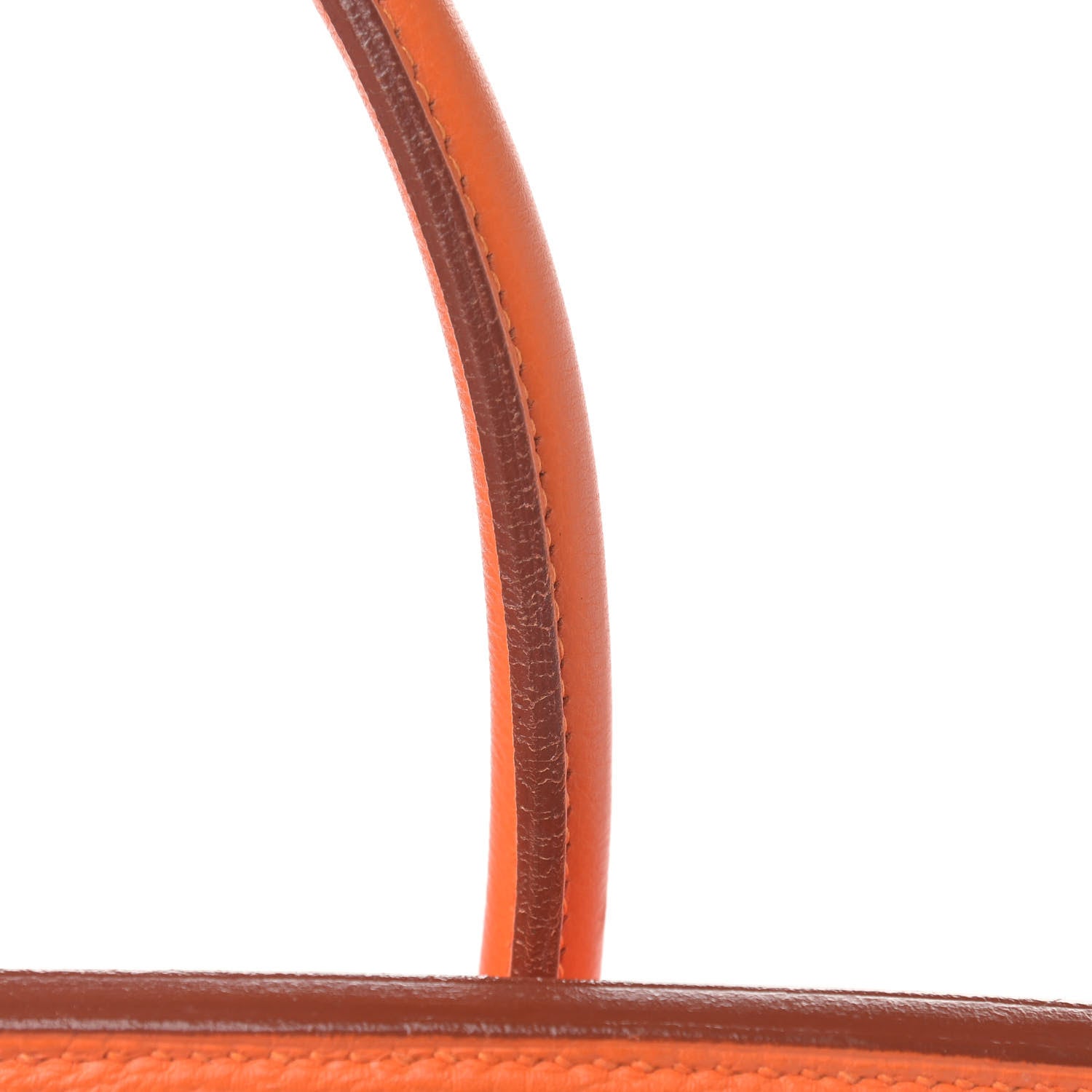 Hermes Taurillon Clemence Birkin 40 Orange 18 of 19