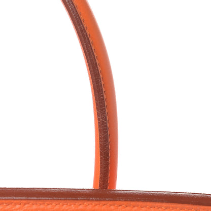 Hermes Taurillon Clemence Birkin 40 Orange 18 of 19
