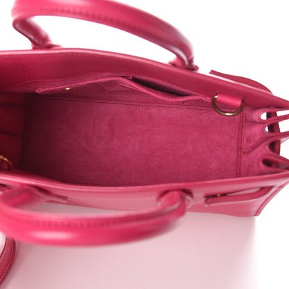Saint Laurent Calfskin Nano Sac De Jour Bubblegum 6 of 11