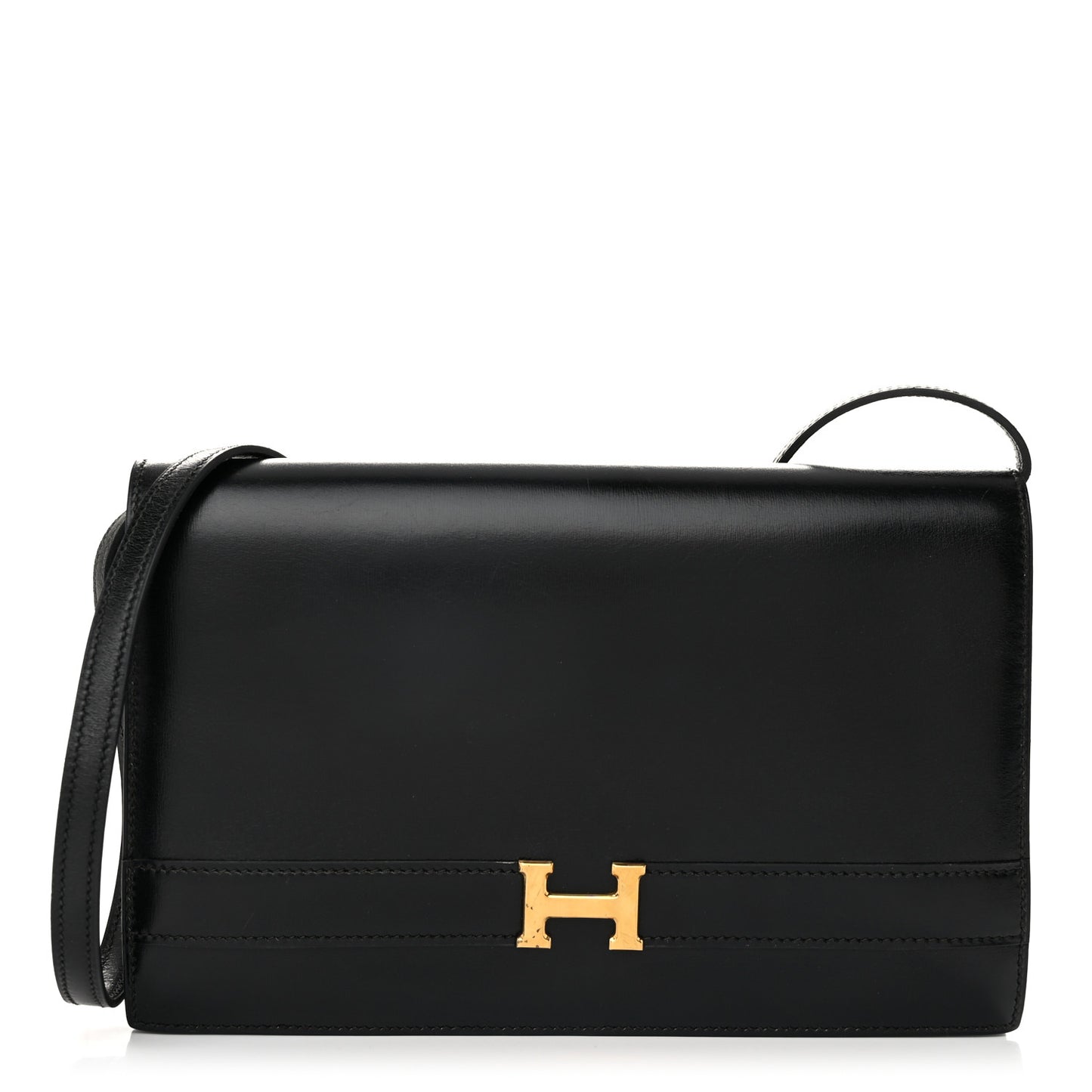 Box Annie Clutch Shoulder Bag Black