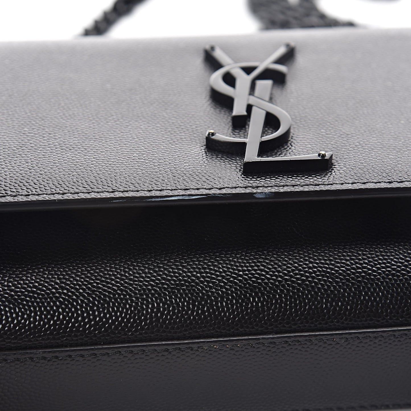 Grain De Poudre Small Monogram Kate Satchel Black