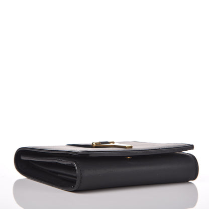 Saint Laurent Calfskin Classic Y Compact Wallet Black 4 of 7