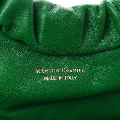 Mansur Gavriel Lambskin Mini Cloud Clutch Green 6 of 10