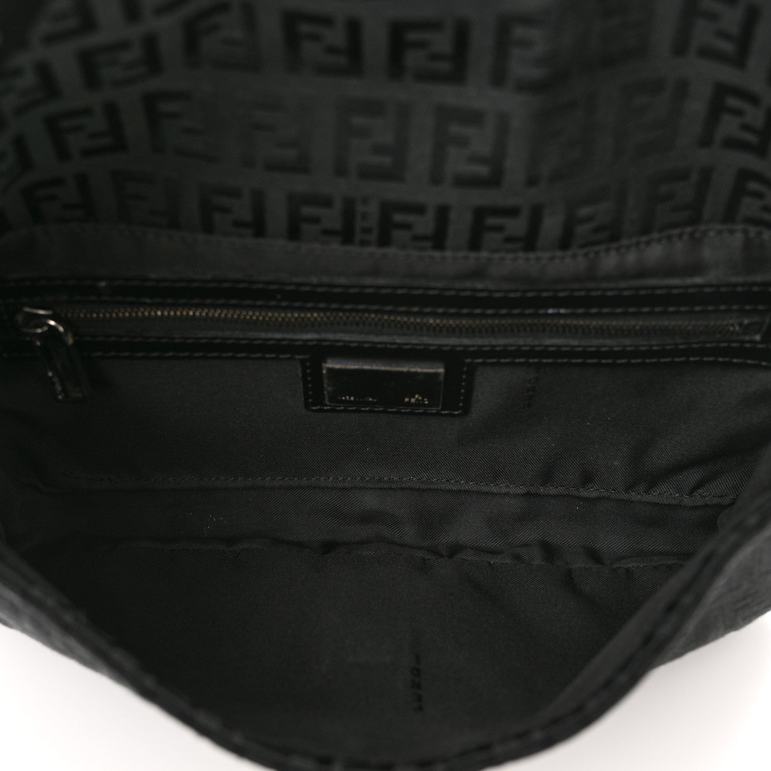Fendi Zucchino Baguette Black 6 of 11